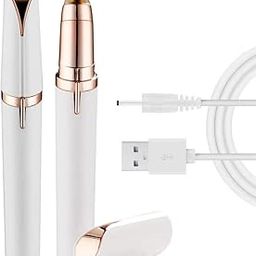 VIPREKHO Eyebrow Trimmer for Women, 2 in 1 Rechargeable Facial Hair Remover with Replaceable Heads, Professional Painless Personal Hair Removal Eyebrow Razor with Indicator Lights-image-85