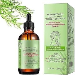 Natural Rosemary Mint Scalp & Hair Strengthening Oil – Nourishing, Revitalizing Hair Treatment for Growth & Scalp Health 59 ML-image-72