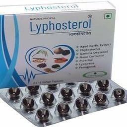 Lyphosterol Softgel Capsule For Healthy Heart, Reduces Cholesterol & Triglycerides With Aged Garlic Extract Phytosterols, Gamma Oryzanol Nano Curcumin Piperine, Lycopene Pack Of 30 Soft Gel Capsules-image-64