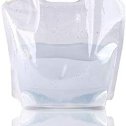 CLUEMART Collapsible Emergency Water Jug Container Bag, Freezable, BPA Free Plastic Water Carrier Tank, Outdoor Folding Water Bag for Sport Camping Riding Mountaineer(5 Liters)-image-36