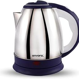 Anvora Insta Boil 1.5 litre Stainless Steel Electric Kettle | 1350 Watts | Elegant Design | Cool-touch Handle and Lid | Automatic Cut-Off and Single-Touch Lid Locking | Navy Blue-image-56