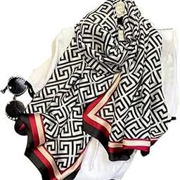 Silk Scarves & Stoles For Women & Ladies, Dupatta For Gilrs, Soft & Lightweight (180X90) CM-picture-16