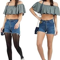 Pack of 2 Sheer Net Stockings For Women | Transparent Stockings For Women Summer | Pantyhose Stockings For Women Skin Color Combo (380, 626)-image-80
