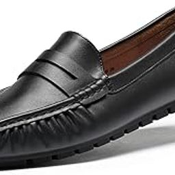 Women's Dressy Casual Slip-on Penny Loafers for Business and Office Wear Comfortable Faux Leather Driving Loafer Shoes-image-21