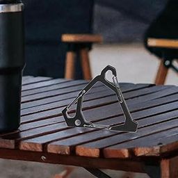 bnf® Triangle Hanger Hook Portable Tent Light Hanger for Camping Outdoor Survival Black-image-13