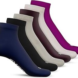 Bamboo Ankle Length Socks for Men & Women | Office, Lounge, Cycling & Running | Seamless, Super Soft, Breathable & Anti-Odor | Pack of 6-image-77