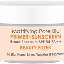 Volamena Organics Mattifying Pore Blur Primer+Sunscreen SPF 55pa++ With Hyaluronic Acid, Papaya Extract & Aloe Vera For Reduce Fine Line & Wrinkles, 25ml-image-20