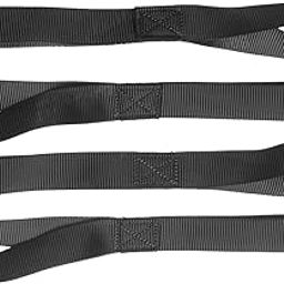 CALANDIS™ 5Pcs Soft Loops High Strength Tie Down Loops Nylon Heavy Duty Tie Down Straps Black 29.5cm | Tie Downs & Straps | Tools-3