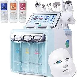 AHCP Hydrogen-Oxygen Facial Machine – A 7 in 1 Multifunctional Hydra Face Care Device for Skin Moisturizing – A Professional Vacuum Cleaning Jet for Home and Beauty Salon-13