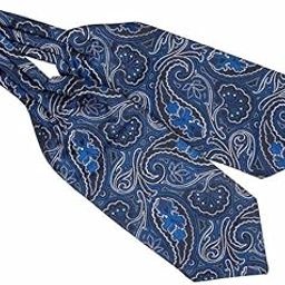 Empire Blue Paisley Cravat For Men-image-28