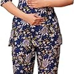 Womens Cotton Printed Cord Set Maternity-image-109