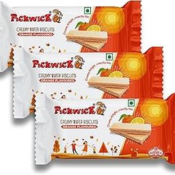 PICKWICK Orange Flavoured Wafer Biscuits- Combo Pack (75gm x 3)-image-74
