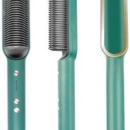 KAVYANJAL 5-in-1 Hair Styler Dryer Comb Electric Ceramic Styling Tool Negative Ion Technology Green-42