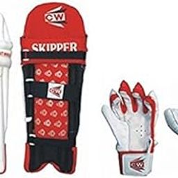 CW CHAMPION Cricket Set With RH Batting Legguard, Boy's Gloves Small Size 5-7 Yr-image-7