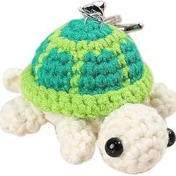 Mini Handmade Crochet Turtle Keychain Crochet Animal Turtles for Keyring Charm Handbag Bag Purse Pendant Car Key Bag Personalized Gifts-image-82