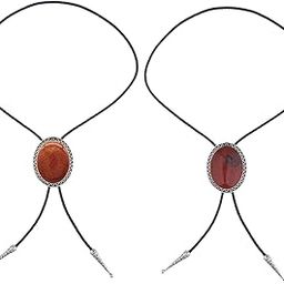 calandis ™ Cowboy Bolo Tie Western Pendant Fashion for Graduation Engagement Wedding Red | Bolo Ties | Mens Jewelry-picture-19