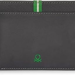 Men RFID Protected Stainton Slimfold Wallet - Black, No. of Card Slot: 8 | Half Textured Slimfold Wallet with Side Closure | Leather-image-89