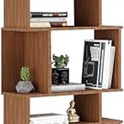 FURNEASER Adison 5 Layer Engineered Wood Bookshelf for Home Multipurpose Home Decor Books Storage Rack Showcase Organizer for Living Room, Kitchen, Bedroom, Office (DIY) (Exotic Teak Finish)-image-52