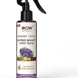 WOW Skin Science Rosemary + Biotin Pro Hair Growth Water Spray | Thicker & Fuller Hair | Rosemary Water For Hair Growth | No Parabens, Sulphates or Silicones | 200 ml-44