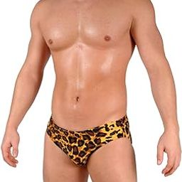 Mens New Hot Print Body Bikini Swimsuit-image-36