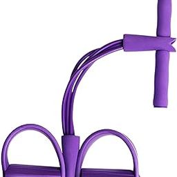 THE STYLE SUTRA® Elastic Pedal Resistance Band Elastic Sit up Pull Rope for Abdomen Leg Waist Purple | Sporting Goods | Fitness, Running & Yoga | Fitness Equipment & Gear | Resistance Trainers-image-59