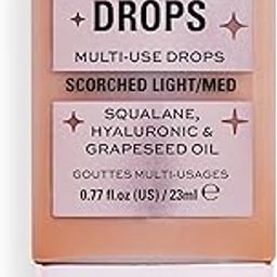 Makeup Revolution Bright Light Bronzing Drops Bronze Scorched Illuminating Formula, Customizable Shades,Softens & Sooths Skin, Vegan & Cruelty-Free, 23ml-16