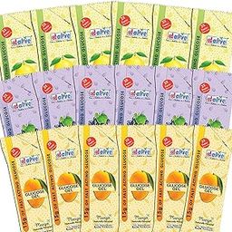 D-Alive 15g of Fast Acting Glucose Gel for treating Hypoglycaemia - Instant Energy Gel for Athletes - Total 18 Pocket Size Sachets - 6 Sachets Each of Lemon, Mango & Grape (Natural Flavours)-image-55