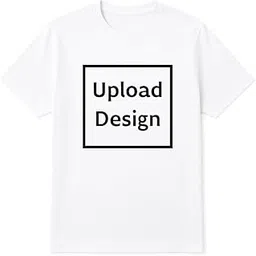 Custom Print T-Shirt | Unisex Cotton Tee for Men & Women | Casual Round Neck, Half Sleeves Black-picture-3