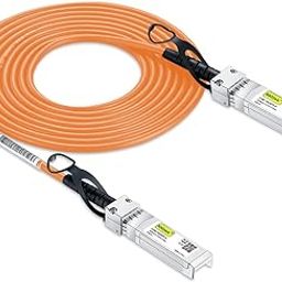 [Orange] Colored 10G SFP+ DAC Cable - Twinax SFP Cable for Cisco SFP-H10GB-CU4M, Ubiquiti UniFi, D-Link, Supermicro, Netgear, Mikrotik, Fortinet, 4-Meter(13ft)-16