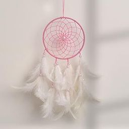 THE URBAN ARTISTIC Dream Catchers for Cars |Car Hanging Decorative Showpiece| Car Mirror Hanging Ornaments, Decor Accessories| Size- 9X.5x23 Cm (Pink)-image-15