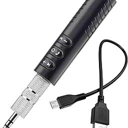 Sounce Bluetooth 5.0 Receiver for Car Bluetooth AUX Adapter, (3.5mm BT Kit) (BT Kit + Aux)-20