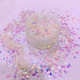 Mahir Chunky Holographic Iridescent Glitter Multi Mix-30