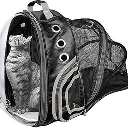 Buraq Expandable Astronaut Bubble Window Pet Carrier Backpack, Breathable Space, Stylish Secure & Ventilated Travel Bag for Cats-image-73