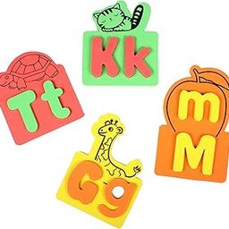 Butterfly EduFields ABCD Alphabets Learning Toys for Kids 3 to 5 Years, Self-Correcting Puzzle, Capital Letters & Associated Objects- Soft, Safe & Durable Foam-4