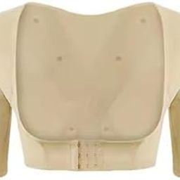 WellSale Upper Arm Shaper Post Surgical Slimmer Compression Sleeves Humpback Posture Corrector Tops Women Shoulder Shapewear Back Support-image-21