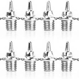 THE STYLE SUTRA 120x Silver Athletic Replacement Running Shoes Xmas Tree Steel Short Spikes-15