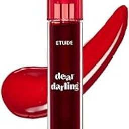 ETUDE Dear Darling Water Gel Tint for Lips, Eyes & Cheeks| Moisturising Lip Gloss| Non-sticky, Long Lasting, Waterproof, Smudgeproof|Korean Lip Tint|OR204- Cherry Red- 5g-image-6