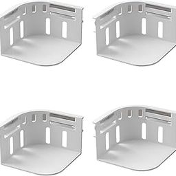 Bedsheet Holder Clips for Mattress Corners - 4 Pack Plastic Sheet Fasteners Keep Fitted Sheets Tight & Wrinkle-Free, Universal Bed Sheet Lock Grippers for Twin Queen King Size Beds Easy Installation-27