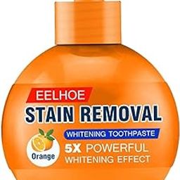 SAZ DEKOR® Fruit Flavor Baking Soda Toothpaste Strong Cleaning Stain Orange-image-0