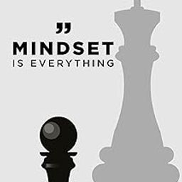 Wall Poster, Chess Pawn and King Design, Motivational Quote, Modern Home Décor Vinyl Print, (18 inch X 12 inch) For office Home Study Room and Home Décor Poster (Mindset Is Everything)-image-8