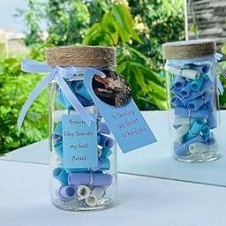 ANISHOP Reasons Why I Love You Message Bottle Handmade Art for Loved Ones, Birthday, Anniversary, Valentines Day (Reasons Why I Love You (love message rolls)-image-9
