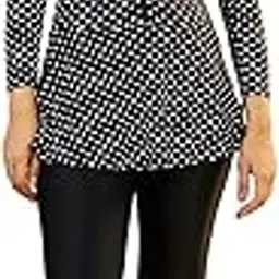 LYCOT Women's Frock Style Full Sleeves Full Tights Printed Swimwear-picture-31