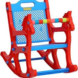 DECCAN PLAST Gogo Baby Rocking Chair | Red & Blue | Rocker with Backrest | Toy for Children | Anganwadi Kids Toddlers-image-85