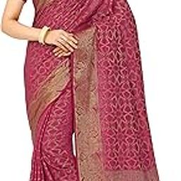 Women Patola Style Art Silk Saree Color : Pink (4574-2526-Sd-Gajj)-picture-52