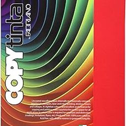 BRUSTRO Copytinta Craft Paper Red Shade (Rosso) | A4 Size | 80 GSM | Pack of 30 Sheets | Double Side Colors, Ideal for Origami Ideas, Printing, Office Use, Stationery, DIY Art,Students, Professionals-image-21