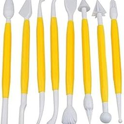 KRYTONE�8pcs /Set Children Favorite Polymer Clay Tools Polyform Sculpey Plastic Tools Set for Shaping Clay Tools Playgough Tools Toys(Color Will be sended as pr Availability)-image-32