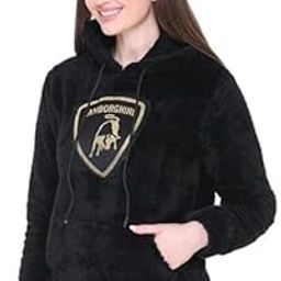 Women's Regular Fit Black Hoodie - Full Sleeves, Pure Cotton (Eco-Friendly), Casual & Trendy, Durable Fabric, Quality Finish, Perfect for Winter, Comfortable and Stylish Hoodie-image-51