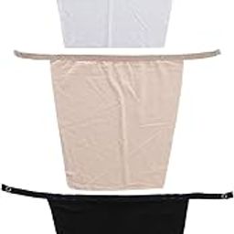 Clip On Camisole for Women, 3 Pcs Deep Neck Cover Up Inner Wear for Women Combo, Cleavage Cover Up for Low Neckline, Stretchy Bra Modesty Inserts for Low-Cut Tops, Dresses-image-31