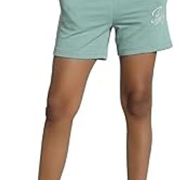 Women, Script High-Waist Shorts, Green Moon, S, (68498430)-image-61