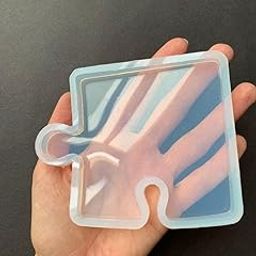 SNOOGG® Pack of 1 Silicone Moulds in Puzzel Shape for Epoxy Resin Art, DIY, Casting,Making Coaster, Home Decoration, Cup Mat and More ..-image-5
